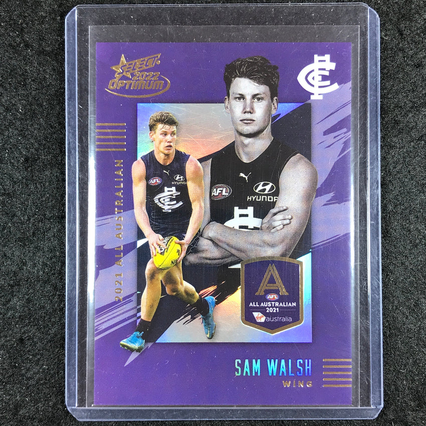 2022 Select AFL Optimum SAM WALSH 2021 All Australian 122/195