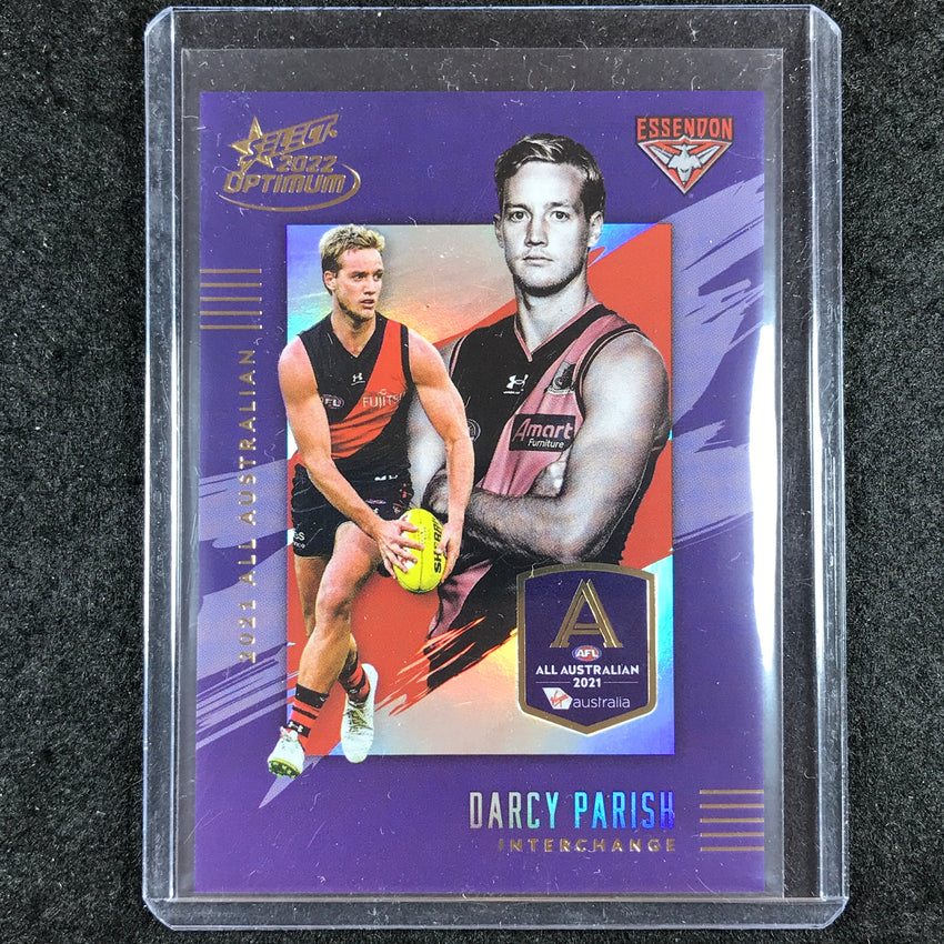 2022 Select AFL Optimum DARCY PARISH 2021 All Australian 57/195