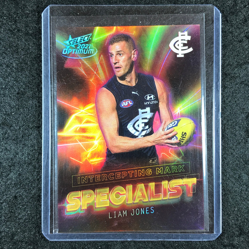 2021 Select AFL Optimum LIAM JONES Specialist Intercepting Mark 58/80