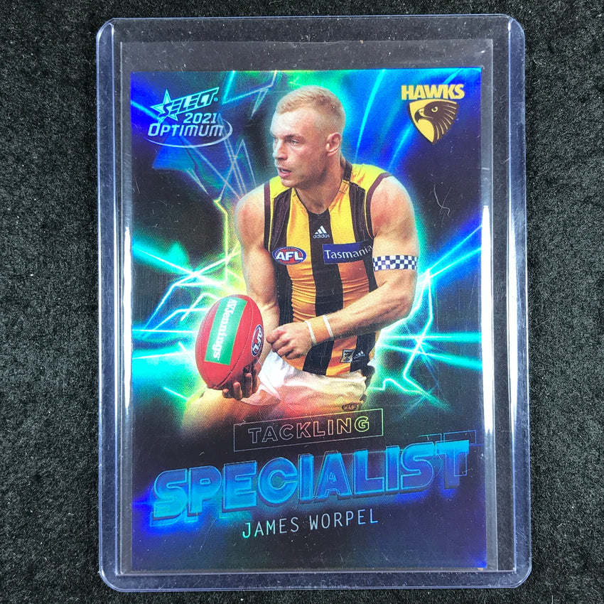2021 Select AFL Optimum JAMES WORPEL Specialist Tackling 27/80