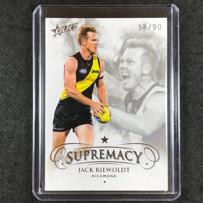 2019 Select AFL Supremacy JACK RIEWOLDT Base 58/90