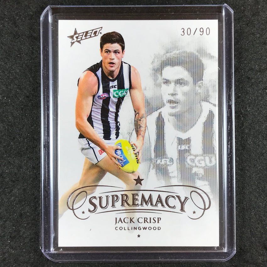 2019 Select AFL Supremacy JACK CRISP Base 30/90