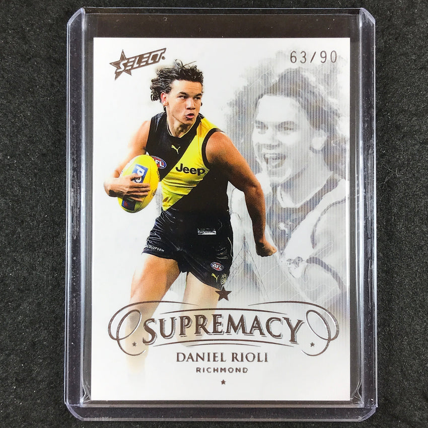 2019 Select AFL Supremacy DANIEL RIOLI Base 63/90