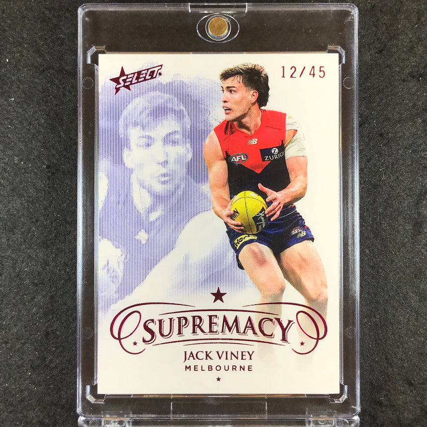 2021 Select AFL Supremacy JACK VINEY Base Red 12/45