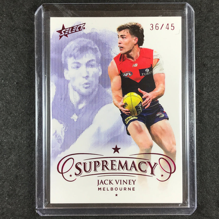 2021 Select AFL Supremacy JACK VINEY Base Red 36/45