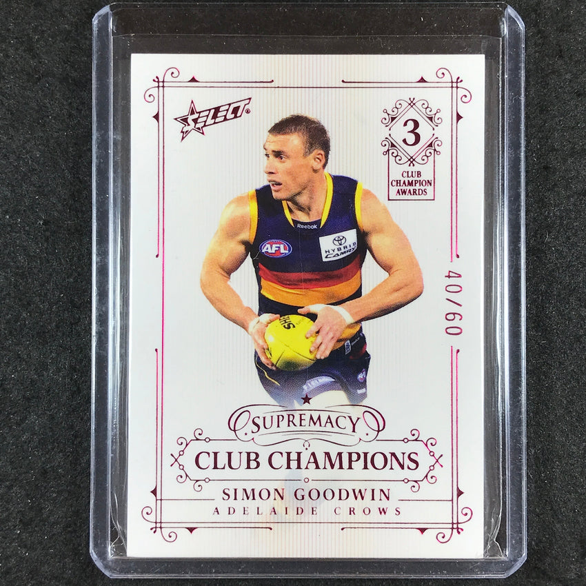 2021 Select AFL Supremacy SIMON GOODWIN Club Champions 40/60