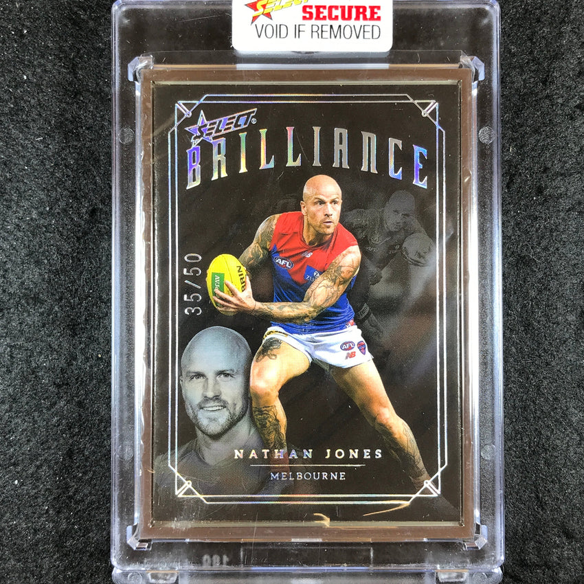 2022 Select AFL Brilliance NATHAN JONES Platinum Frame 35/50