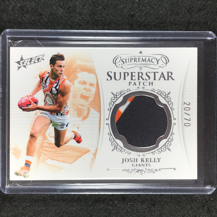 2021 Select AFL Supremacy JOSH KELLY Superstar Patch 20/70