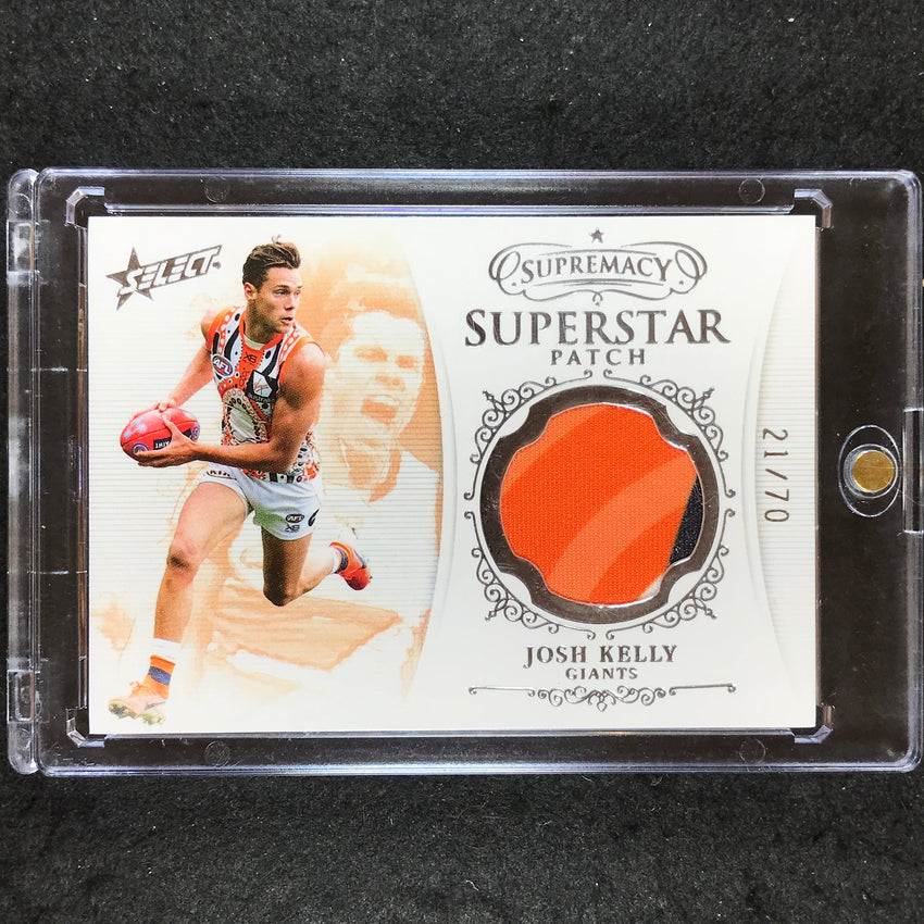2021 Select AFL Supremacy JOSH KELLY Superstar Patch 21/70
