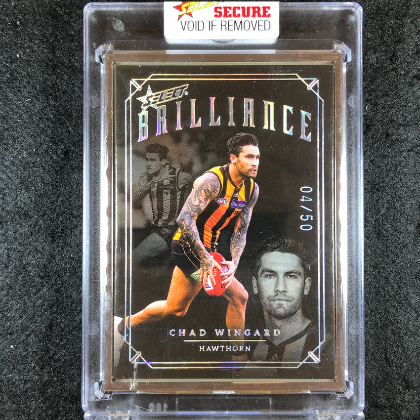 2022 Select AFL Brilliance CHAD WINGARD Platinum Frame 04/50