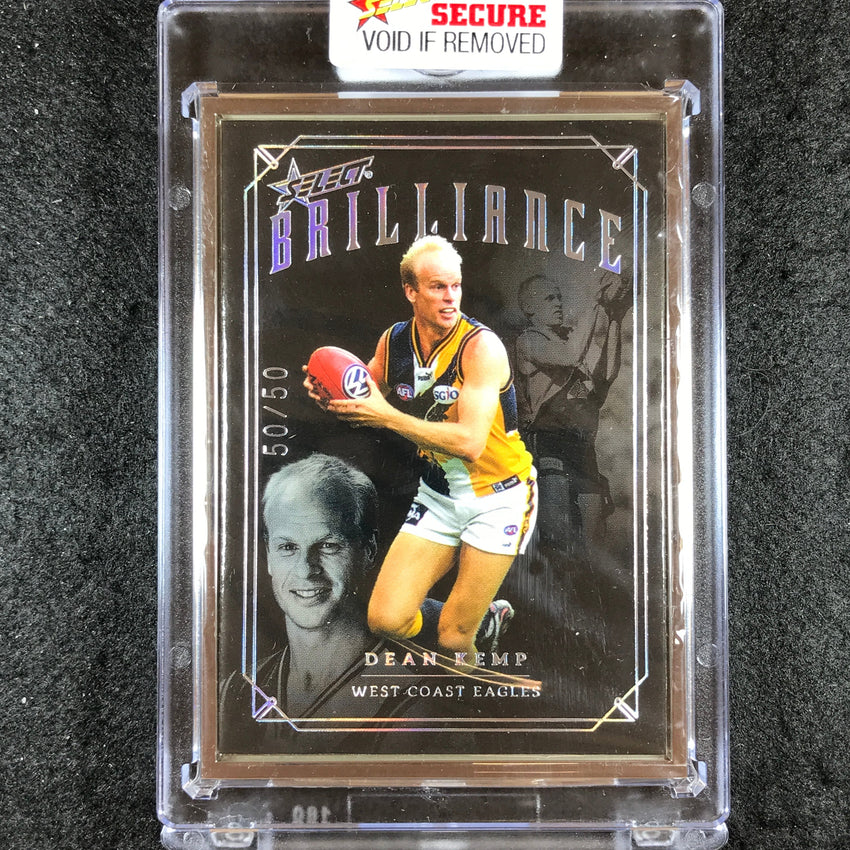 2022 Select AFL Brilliance DEAN KEMP Platinum Frame 50/50