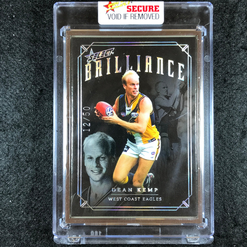 2022 Select AFL Brilliance DEAN KEMP Platinum Frame 12/50