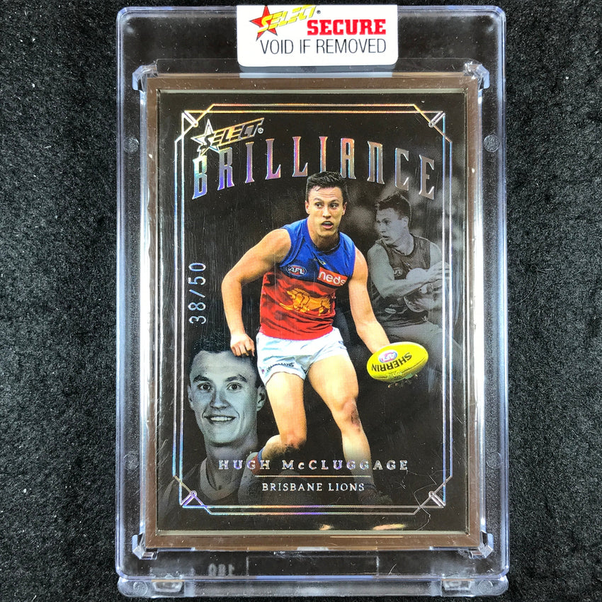 2022 Select AFL Brilliance HUGH MCCLUGGAGE Platinum Frame 38/50