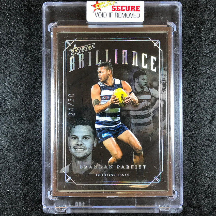 2022 Select AFL Brilliance BRANDON PARFITT Platinum Frame 24/50