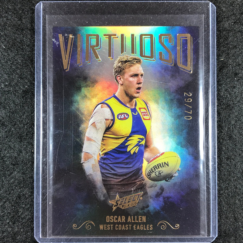 2022 Select AFL Footy Stars OSCAR ALLEN Virtuoso 29/70