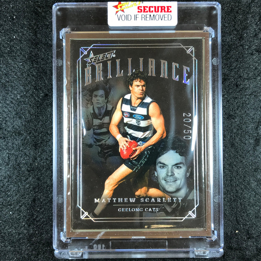 2022 Select AFL Brilliance MATTHEW SCARLETT Platinum Frame 20/50