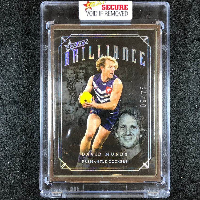 2022 Select AFL Brilliance DAVID MUNDY Platinum Frame 34/50