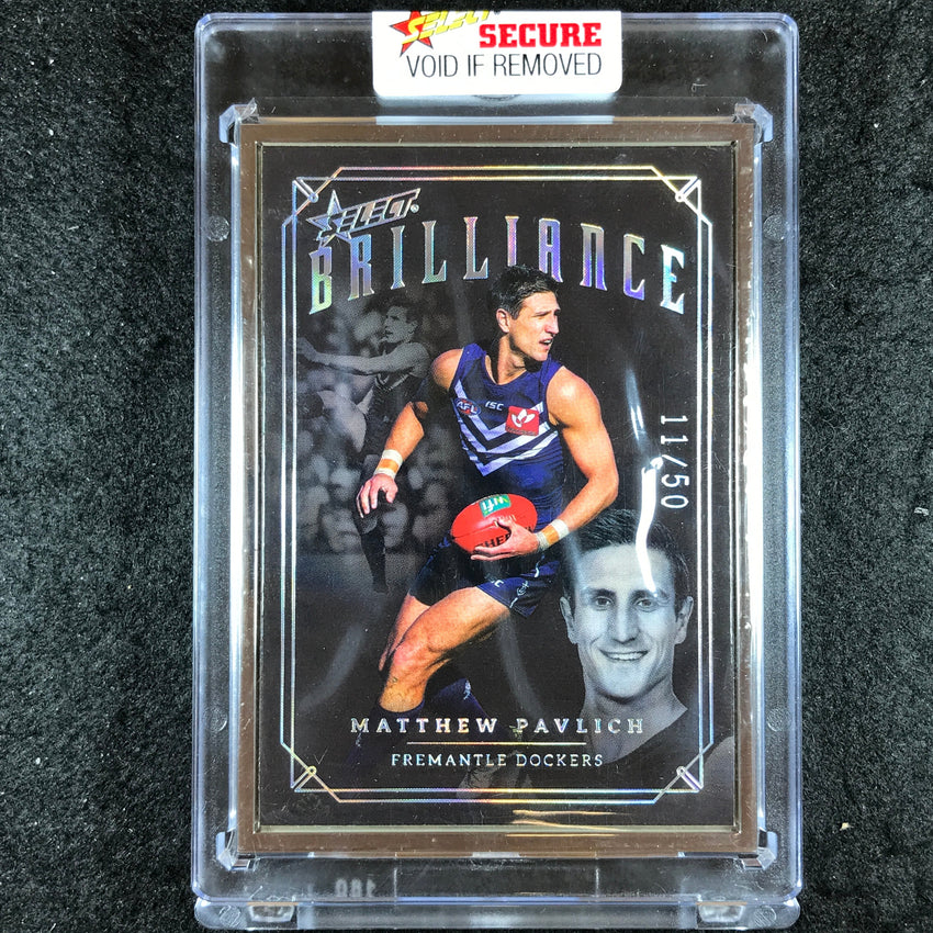 2022 Select AFL Brilliance MATTHEW PAVLICH Platinum Frame 11/50
