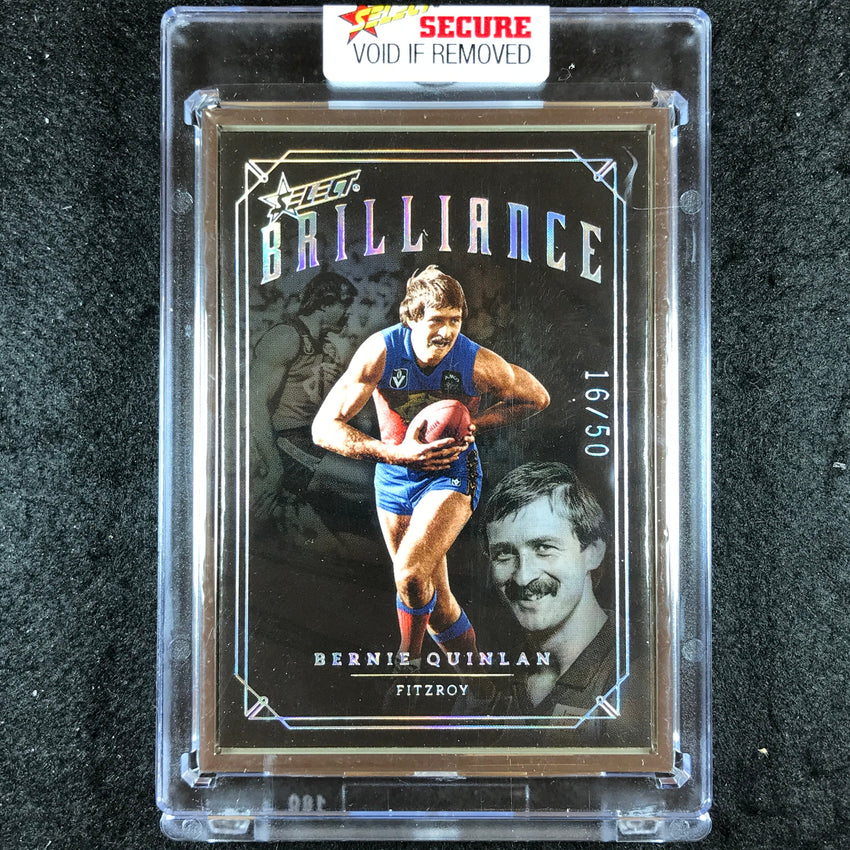 2022 Select AFL Brilliance BERNIE QUINLAN Platinum Frame 16/50