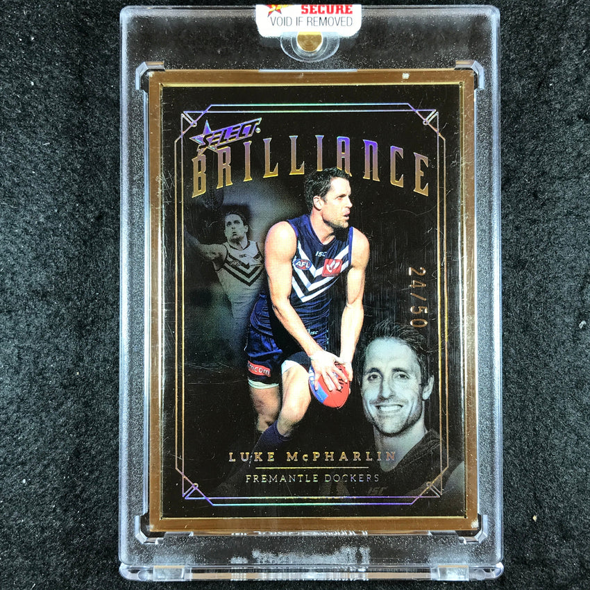 2020 Select AFL Brilliance LUKE MCPHARLIN Gold Frame 24/50
