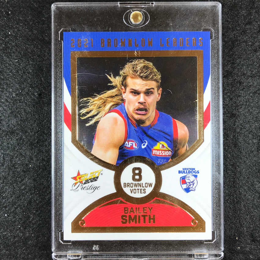2022 Select AFL Prestige BAILEY SMITH 2021 Brownlow Leaders 01/80