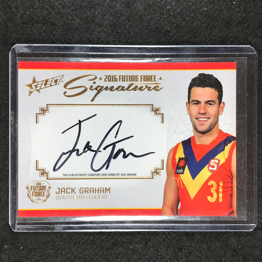 2016 Select AFL Future Force JACK GRAHAM Signature Gold 195/200