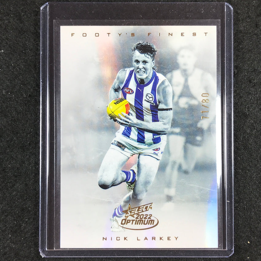 2022 Select AFL Optimum NICK LARKEY Footy's Finest 71/80