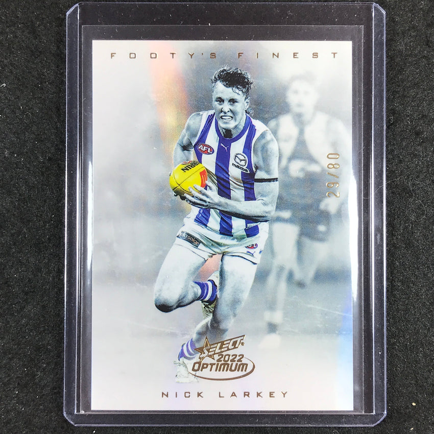 2022 Select AFL Optimum NICK LARKEY Footy's Finest 29/80