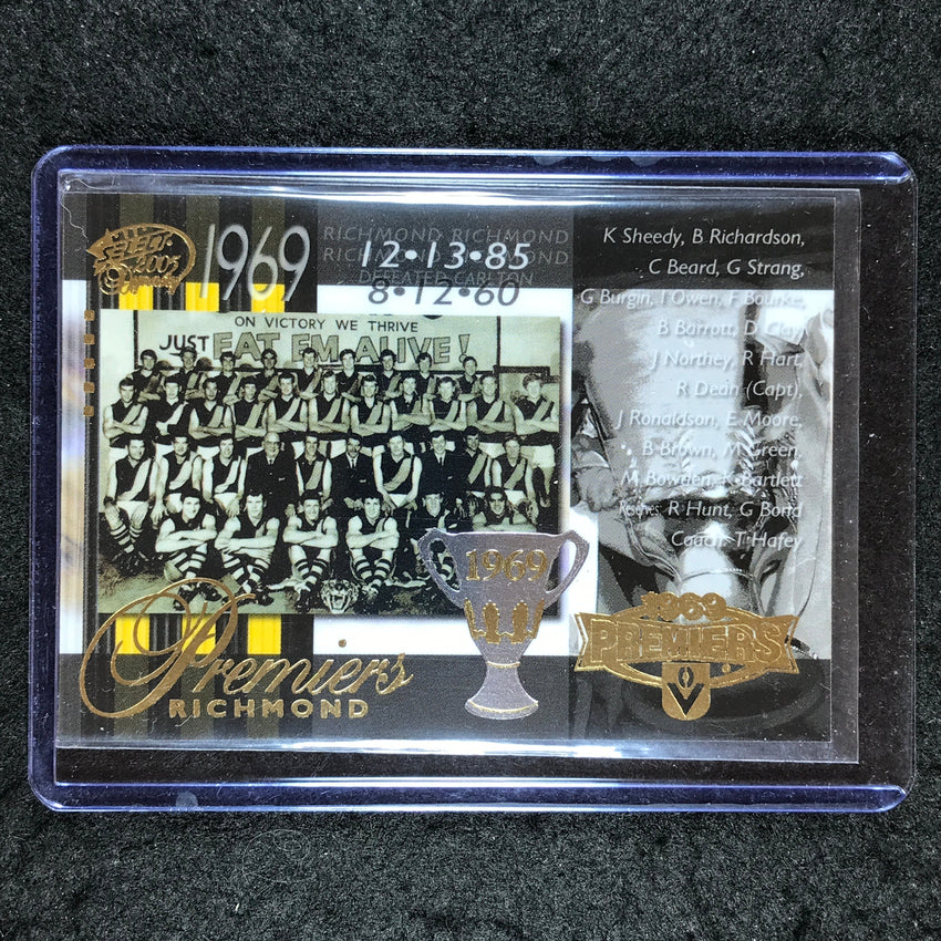 2005 Select AFL Dynasty RICHMOND Premiership Commemorative 285/430