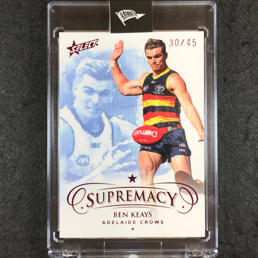 2021 Select AFL Supremacy BEN KEAYS Base Red 30/45