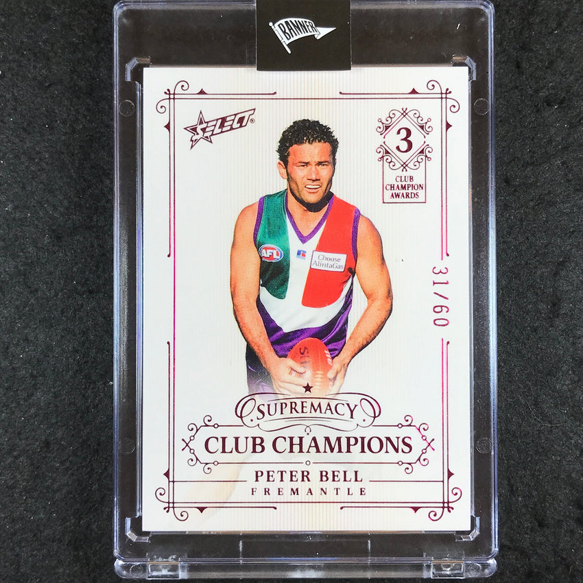 2021 Select AFL Supremacy PETER BELL Club Champions 31/60