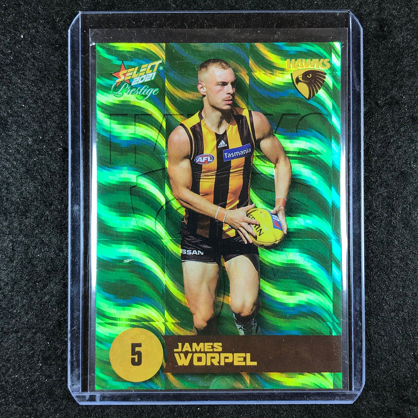 2021 Select AFL Prestige JAMES WORPEL Green 25/60