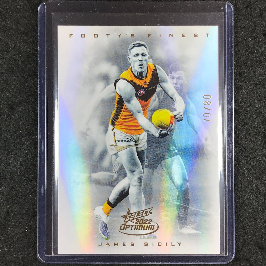 2022 Select AFL Optimum JAMES SICILY Footy's Finest 70/80