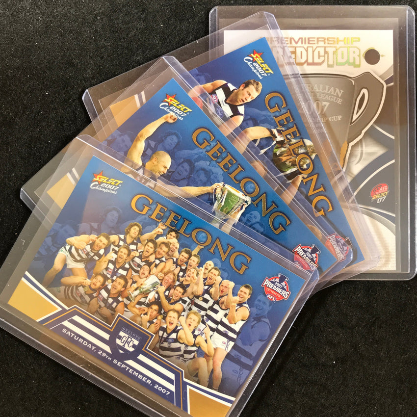 2017 Select AFL Champions PREMIERSHIP REDEMPTION Geelong Set of 3 392/450