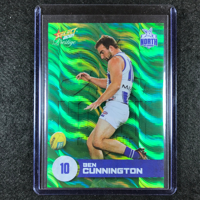 2021 Select AFL Prestige BEN CUNNINGTON Green 003/60