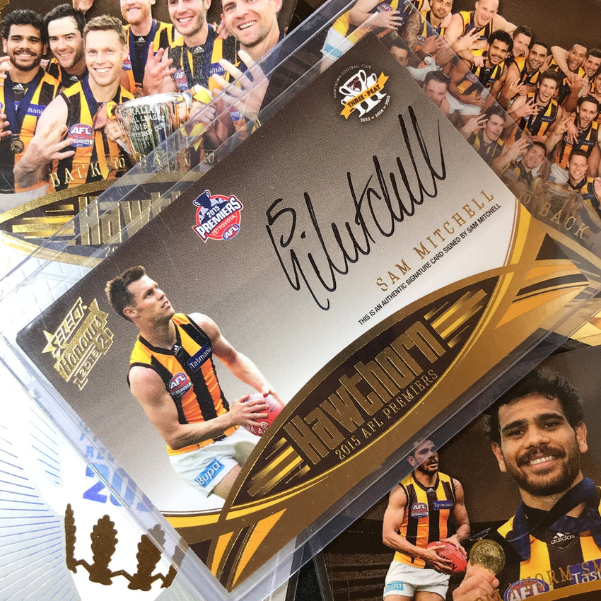 2015 Select AFL Honours 2 PREMIERSHIP REDEMPTION Hawthorn Set MITCHELL 374/600