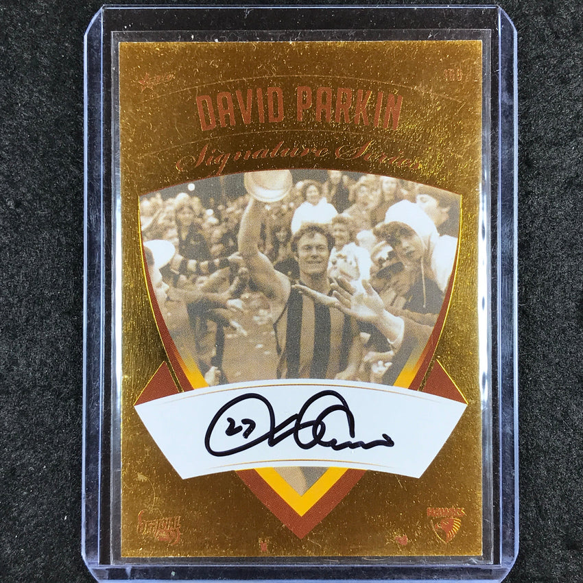 2011 Select AFL Heritage Hawthorn Premiership Player DAVID PARKIN Signature /250