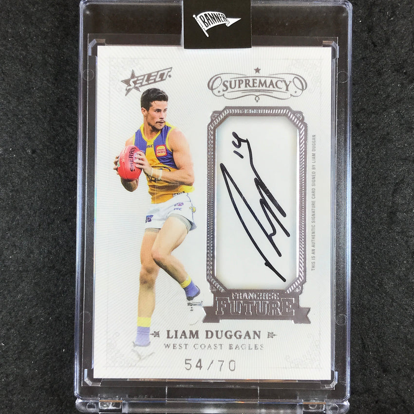 2019 Select AFL Supremacy LIAM DUGGAN Franchise Future Signature 54/70