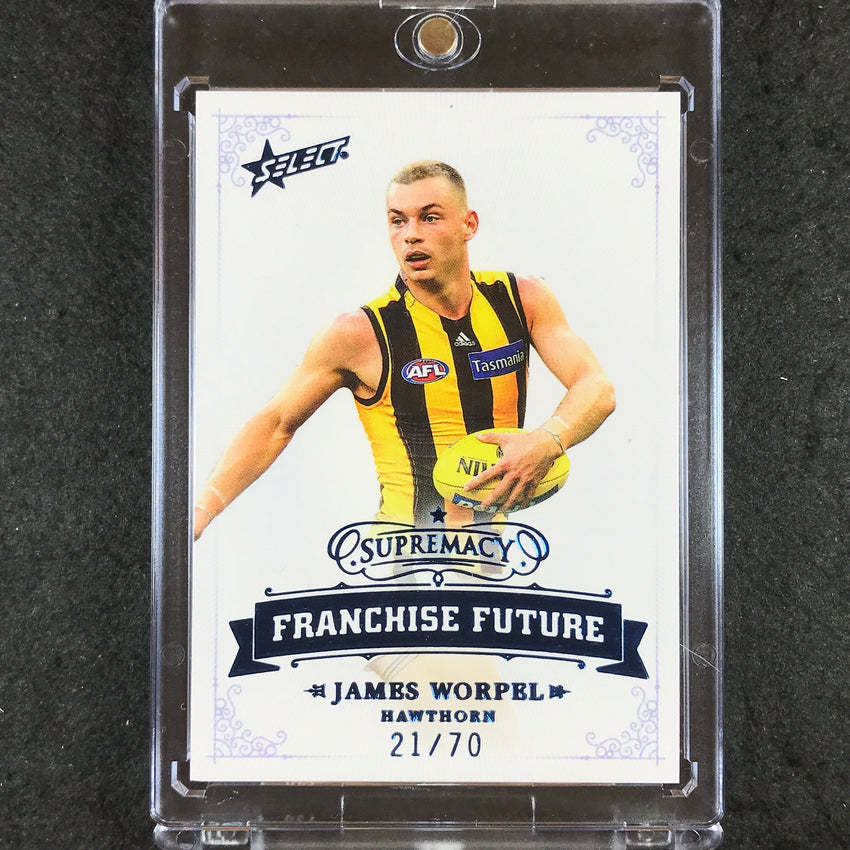 2021 Select AFL Supremacy JAMES WORPEL Franchise Future 21/70