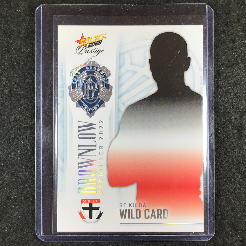 2022 Select AFL Prestige ST KILDA WILDCARD Brownlow Predictor Platinum 01/60