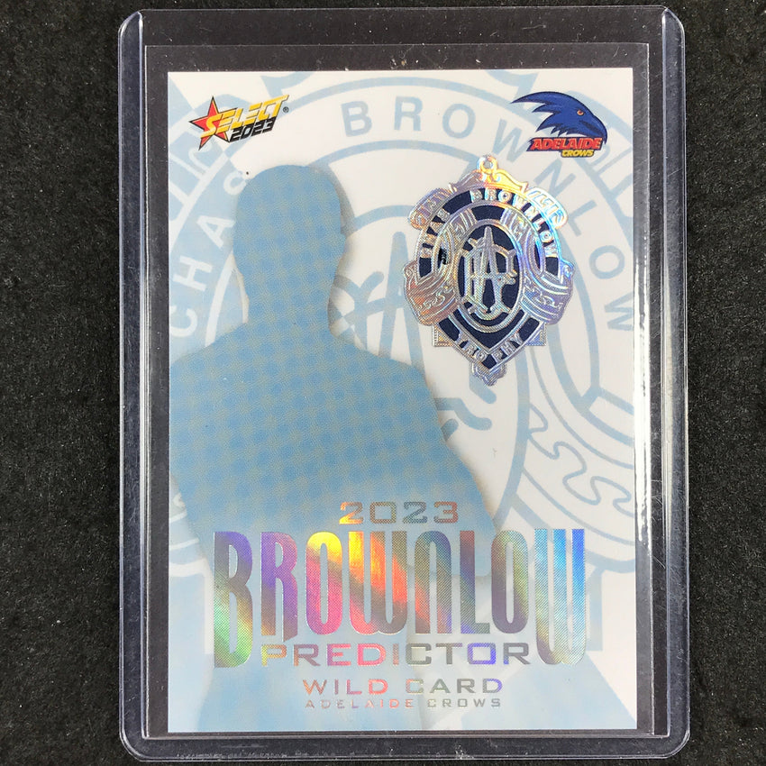 2023 Select AFL Footy Stars ADELAIDE WILDCARD Brownlow Predictor Platinum 01/60
