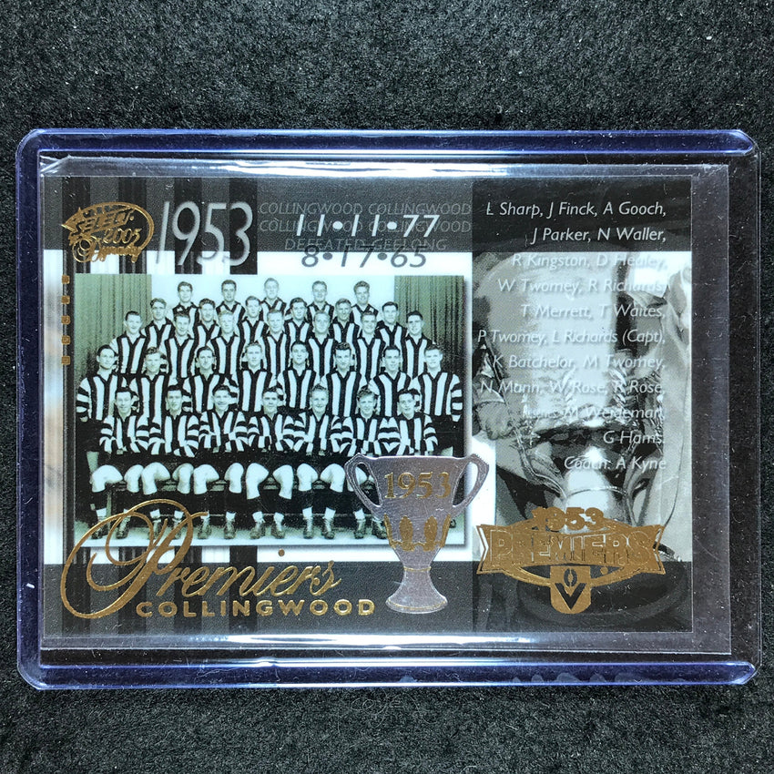 2005 Select AFL Dynasty COLLINGWOOD Premiership Commemorative 313/430