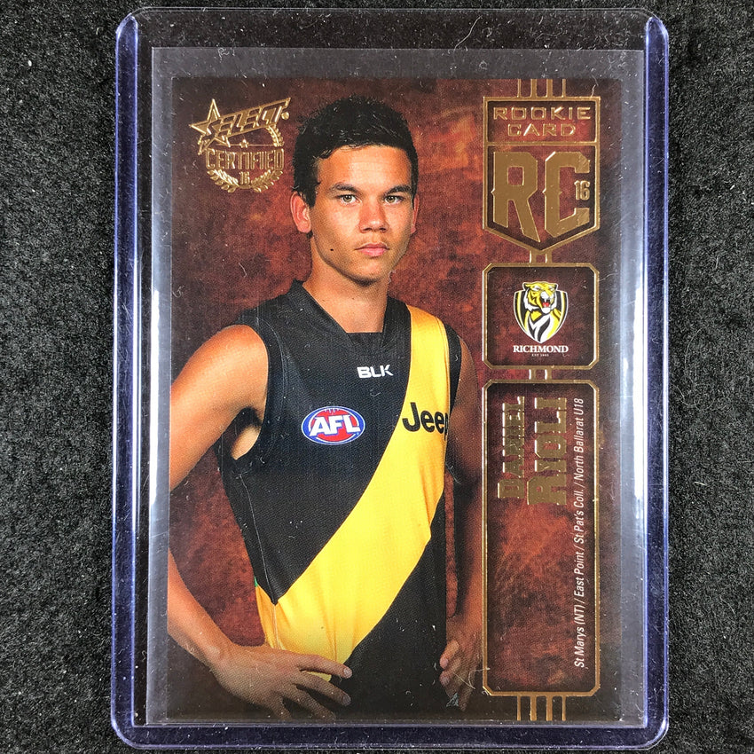 2016 Select AFL Certified DANIEL RIOLI Rookie Card 222/240