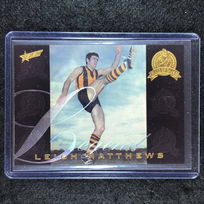 1996 Select AFL Hall of Fame LEIGH MATTHEWS Legends LGD7