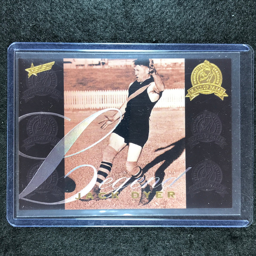 1996 Select AFL Hall of Fame JACK DYER Legends LGD5