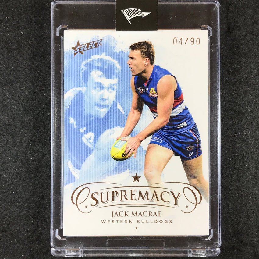 2021 Select AFL Supremacy JACK MACRAE Base Gold 04/90