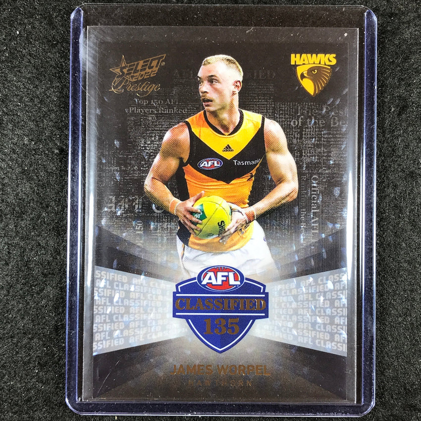 2022 Select AFL Prestige JAMES WORPEL Classified 37/60