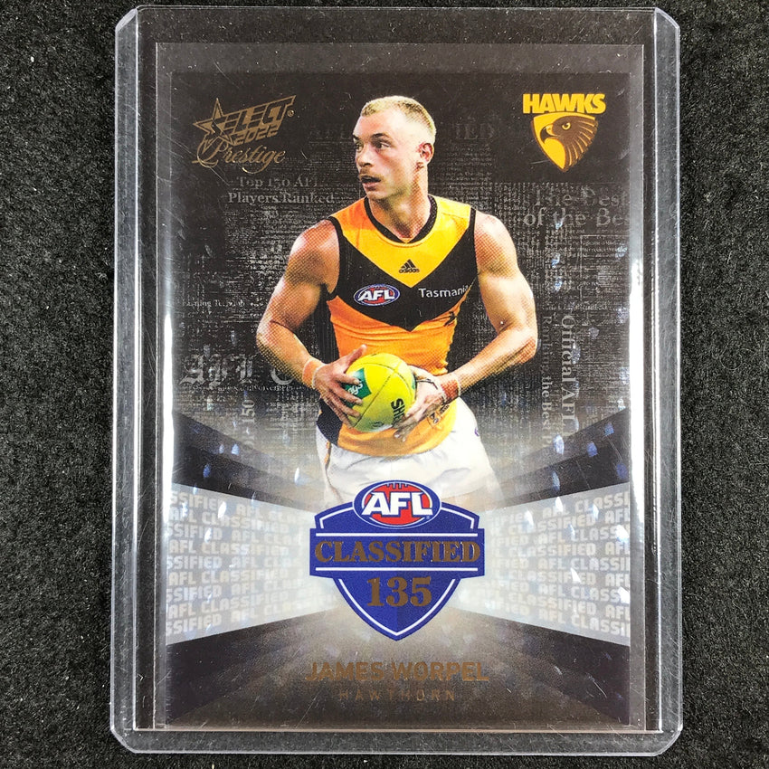 2022 Select AFL Prestige JAMES WORPEL Classified 47/60