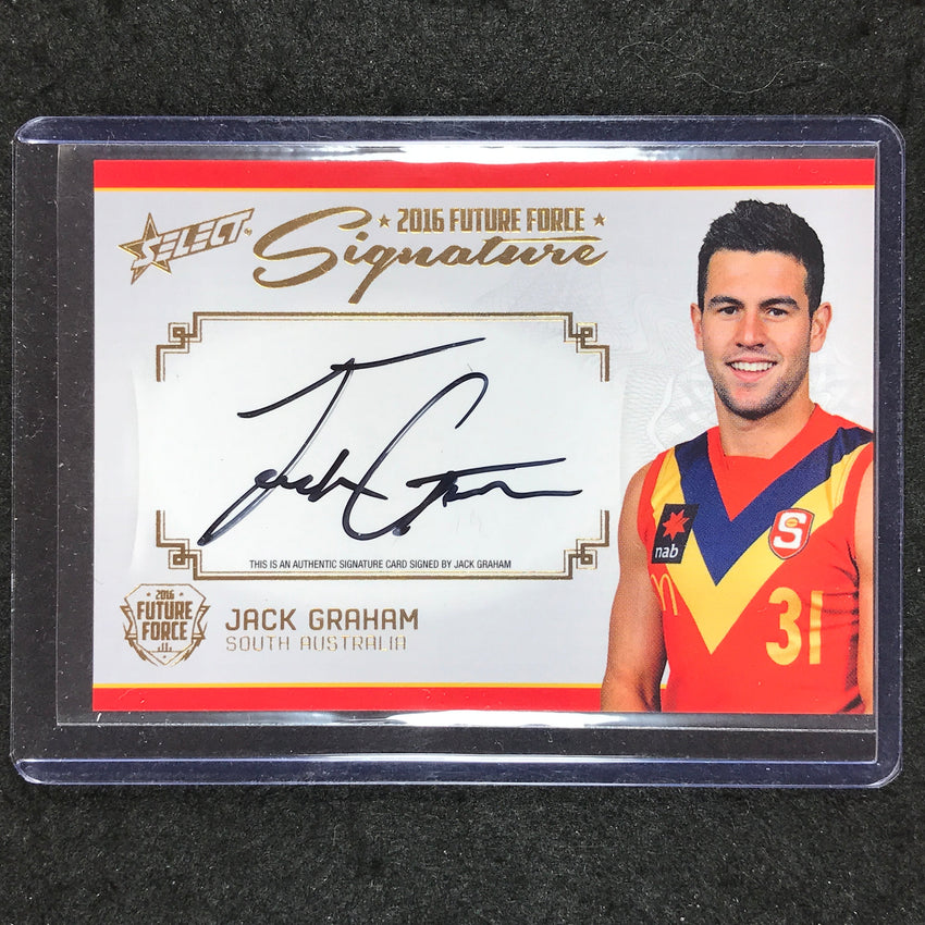 2016 Select AFL Future Force JACK GRAHAM Signature Gold 81/200