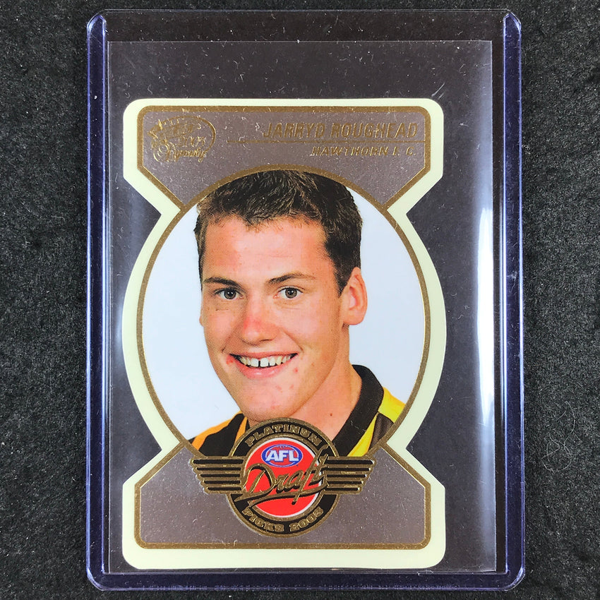 2005 Select AFL Dynasty JARRYD ROUGHEAD Platinum Draft Pick Die Cut 106/130